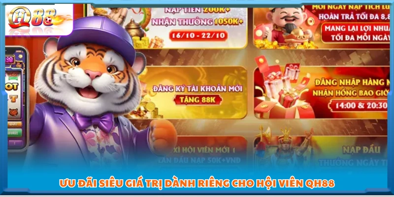 Khuyến mãi đặc biệt chỉ dành cho thành viên QH8