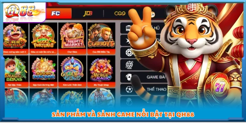 Các sảnh game được yêu thích nhất 