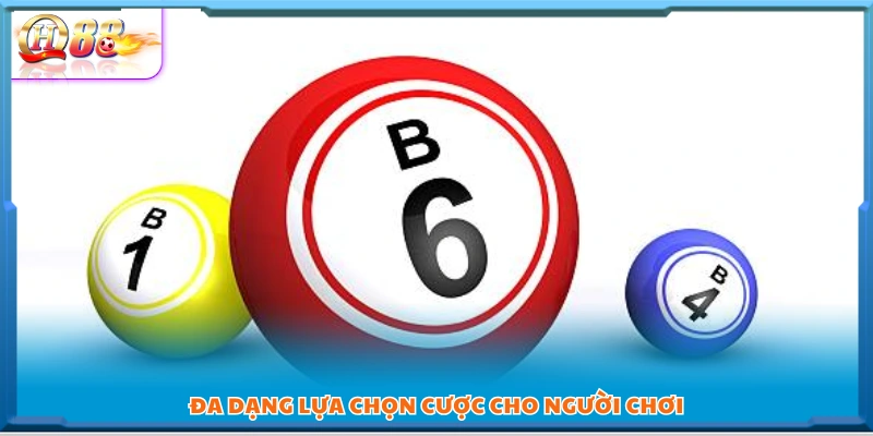 Người chơi có nhiều kiểu cược để tham gia